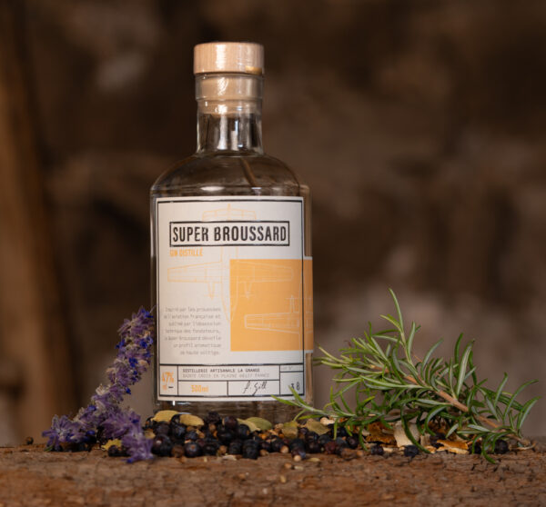 Gin distillé Super Broussard